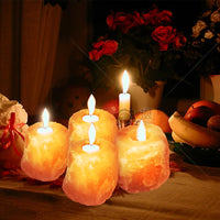 4x Himalayan Salt Lamp Tealight Candle