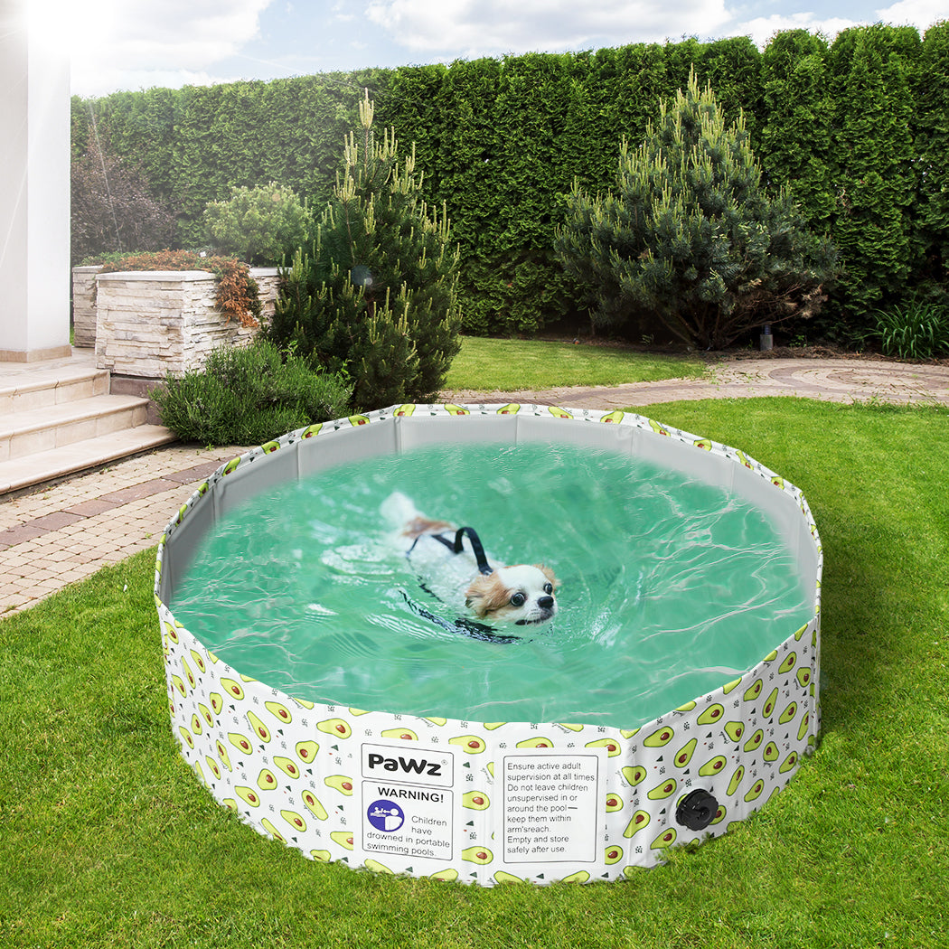 PaWz 80cm Pet Dog Swimming Pool Cat M Medium