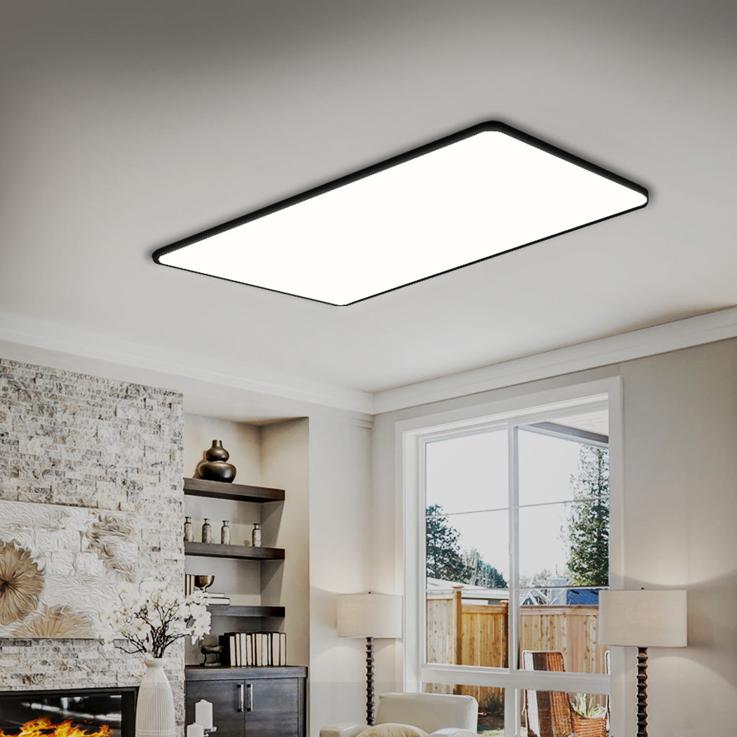 EMITTO 3-Colour Ultra-Thin 5CM LED Ceiling 90W Black