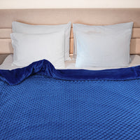 DreamZ Weighted Blanket Cover Quilt Blue