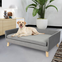 PaWz Pet Sofa Bed Dog Warm Soft Lounge Grey