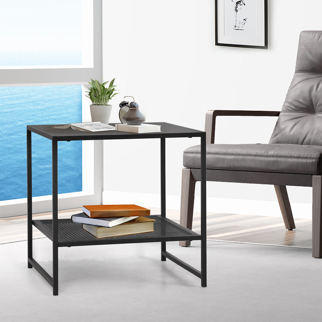 Levede Side Table Sofa End Table Open