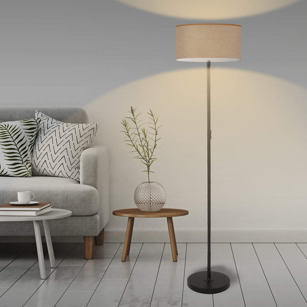 EMITTO Modern LED Floor Lamp Stand Reading Beige