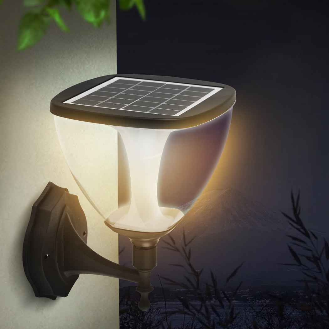 EMITTO Solar LED Wall Lights Outdoor