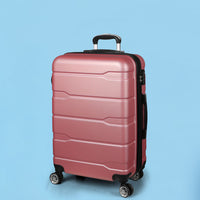 Slimbridge 24" Expandable Luggage Travel Rose Gold 24 inch
