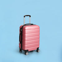 Slimbridge 20" Carry On Luggage Case Rose Gold 20 inch