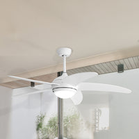 Spector Ceiling Fan 52'' DC Motor Wood White