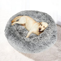 PaWz Pet Bed Memory Foam Dog Donut Charcoal Medium