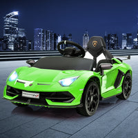 Kids Ride On Car Lamborghini SVJ Licensed Green