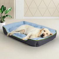 PaWz Pet Cooling Bed Sofa Mat Bolster Single