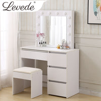 Levede Dressing Table Vanity Set Stool