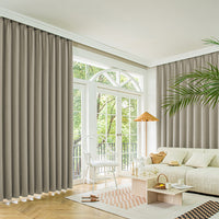 Marlow 2XBlockout Curtains Chenille 240x250 Coffee