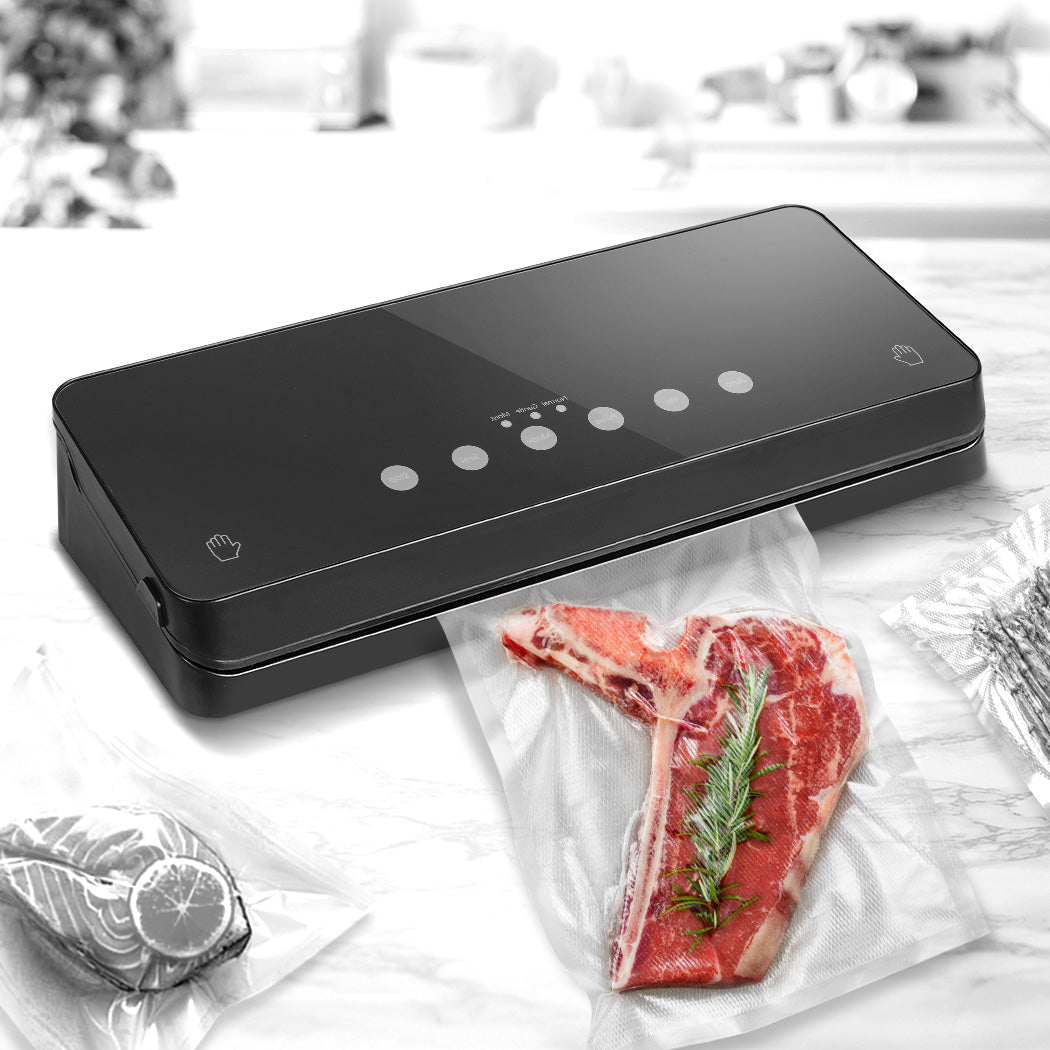 TOQUE Food Vacuum Sealer Machine Fresh Black