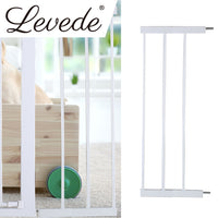 Levede Baby Safety Gate Adjustable Pet White 20cm Extension