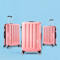 Slimbridge 20"24"28" 3PC Luggage Sets Rose Gold