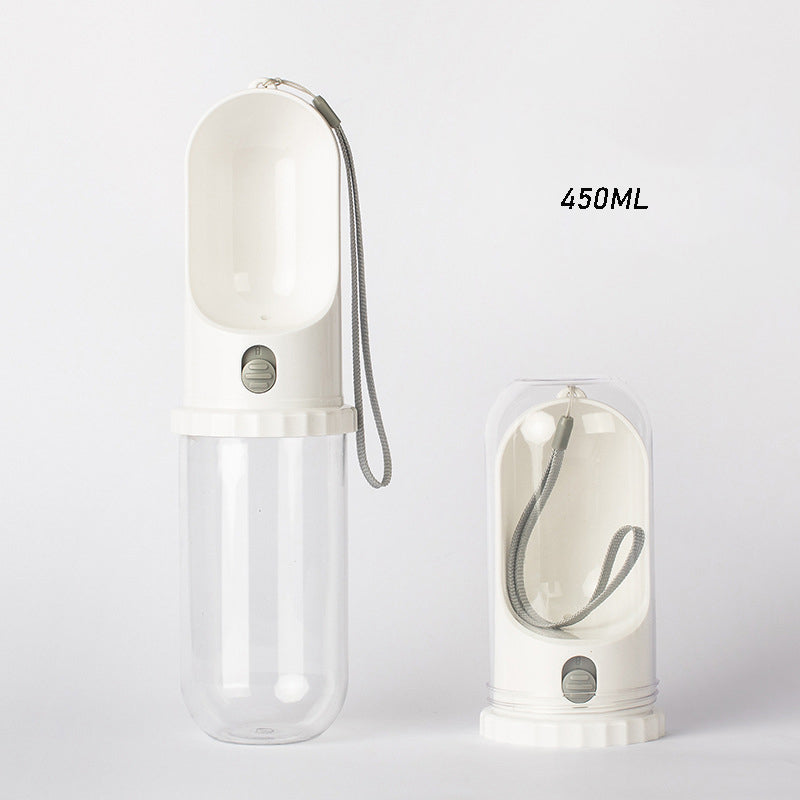 Pet Water Bottle - White 450 ml
