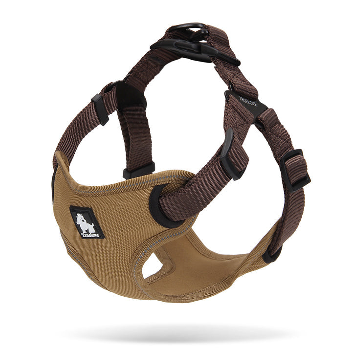 True Love Urban Dog Harness - Brown` M