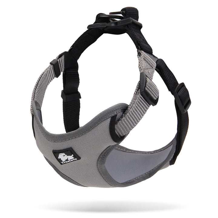 True Love Urban Dog Harness - Grey` L