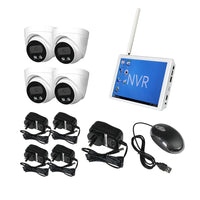 Wireless Security Camera System Set Round