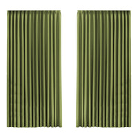 Marlow 2XBlockout Curtains Chenille 240x250 Green