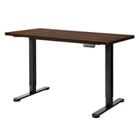 Levede Motorised Standing Desk Adjustable 140cm Walnut 1000x 1MM