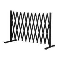 Garden Security Fence Gate Expandable Black