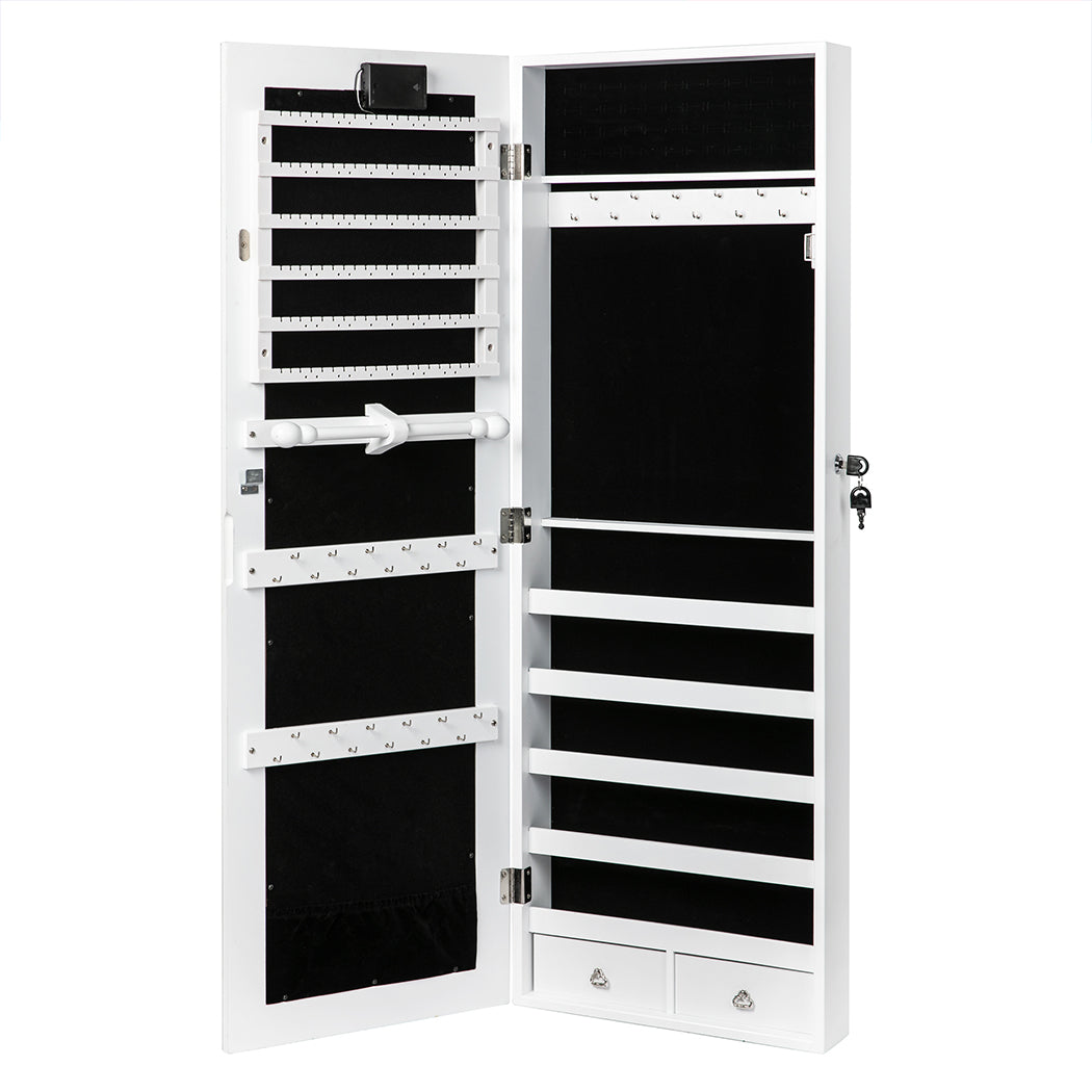 Levede Mirror Jewellery Cabinet Touch