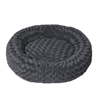 PaWz Calming Dog Bed Warm Soft Plush M Dark Grey Medium