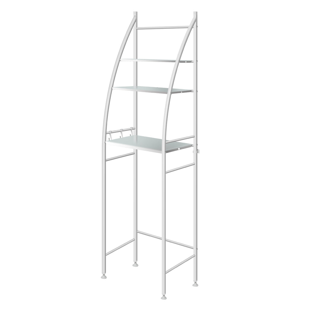 Dutxa 3 Tier Over Toilet Storage Shelf White