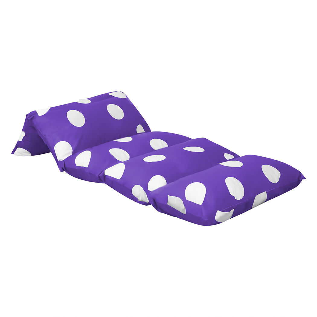 Dreamz Foldable Mattress Kids Pillow Purple Medium