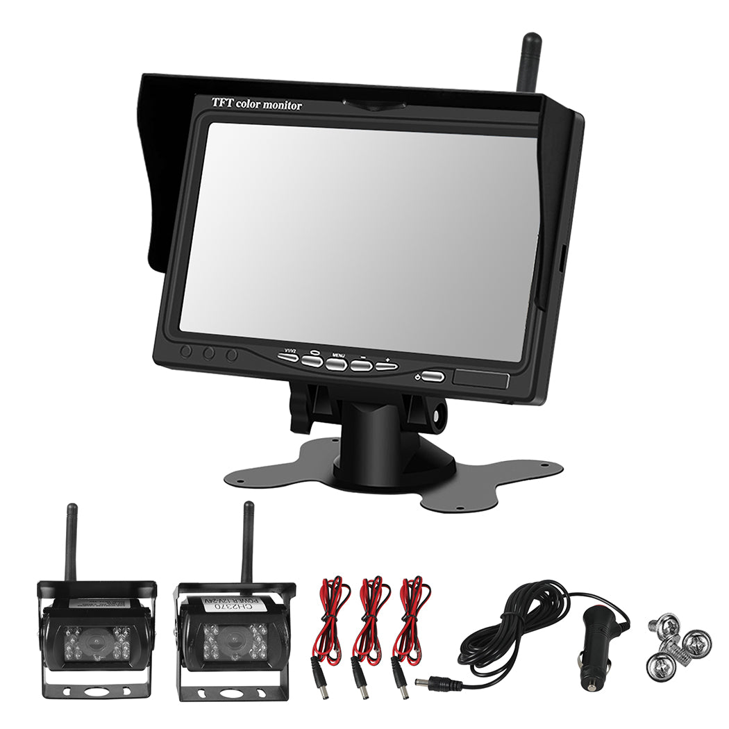 7" Wireless Rear View Monitor +2 WIFI