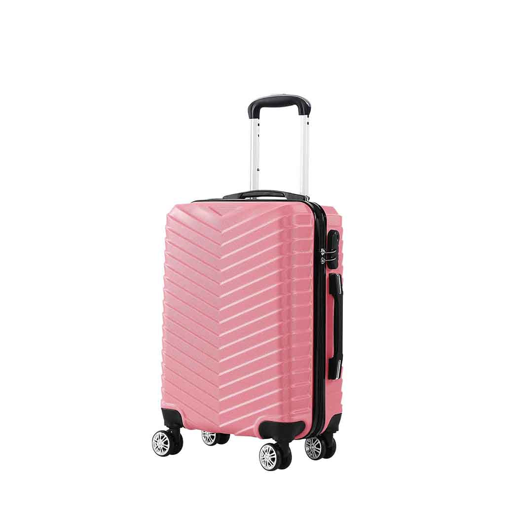 Slimbridge 20" Carry On Travel Luggage Rose 20 inch