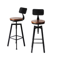 Levede 1x Industrial Bar Stools Kitchen