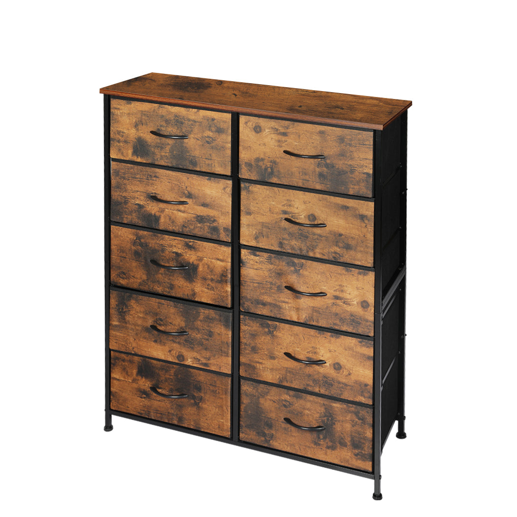 Levede Storage Cabinet Tower Chest King Single