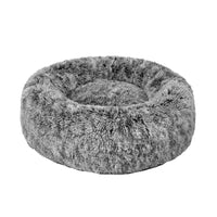 PaWz Pet Bed Cat Dog Donut Nest Calming L Charcoal Large