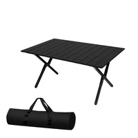 Levede Folding Camping Table Portable Black