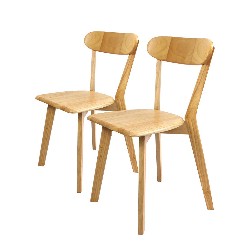 Levede 2x Dining Chairs Wooden Kitchen Chair