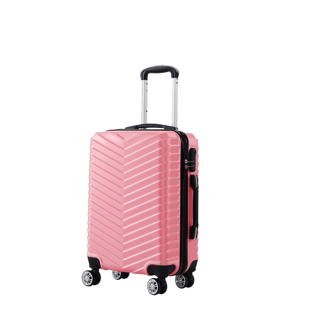 Slimbridge 28 Luggage Suitcase Travel Rose Gold 28 inch