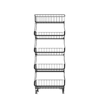 TOQUE 5 Tier Kitchen Trolley Cart Storage