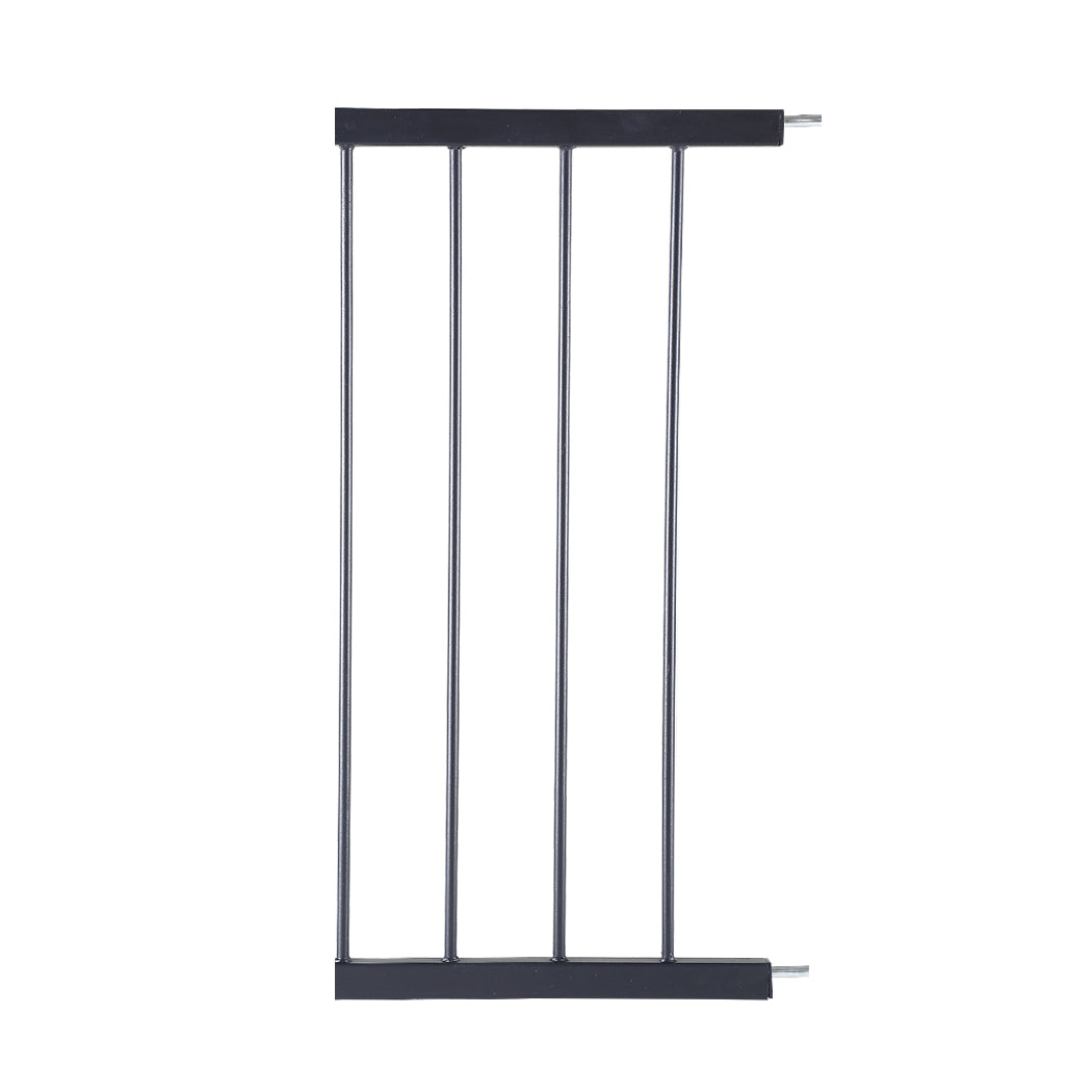 Levede Baby Safety Gate Adjustable Pet Black 30cm Extension