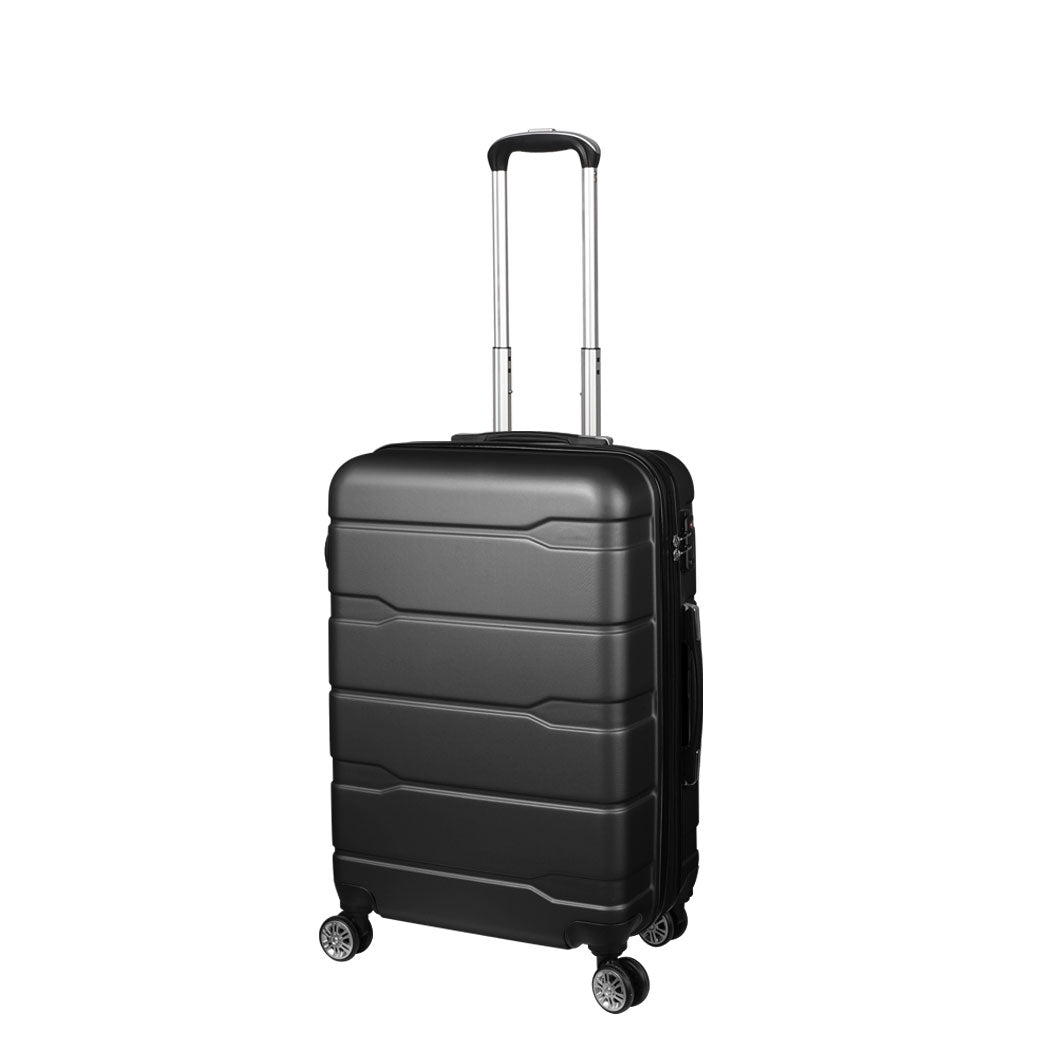 Slimbridge 20" Expandable Luggage Carry Black 20 inch
