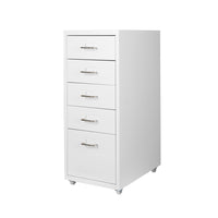Levede 5 Drawer Office Cabinet Drawers White