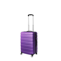 Slimbridge 20" Carry On Luggage Case Purple 20 inch