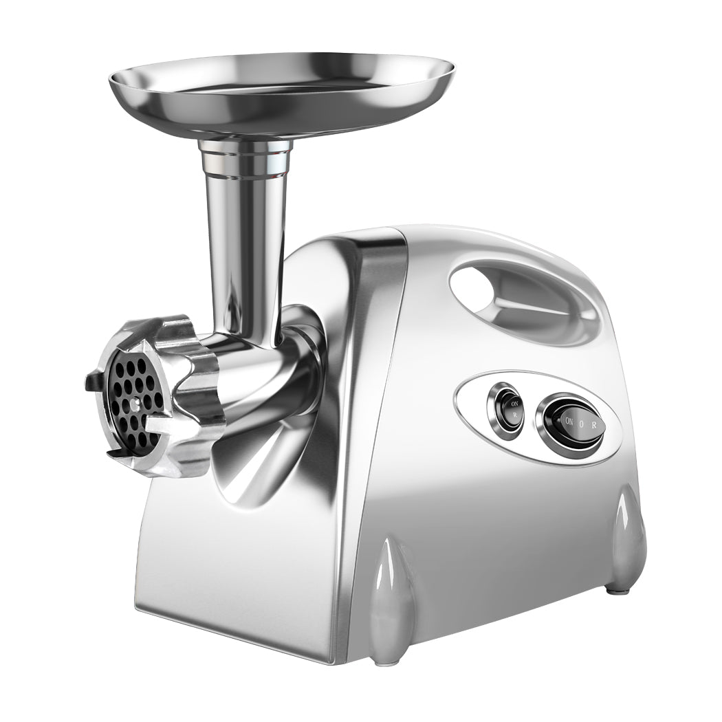 800W Electric Meat Grinder Mincer Sausage Silver