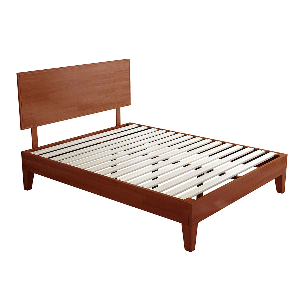 Levede Double Rubberwood Bed Frame