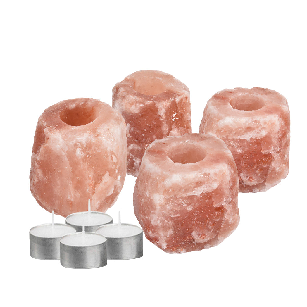 4x Himalayan Salt Lamp Tealight Candle