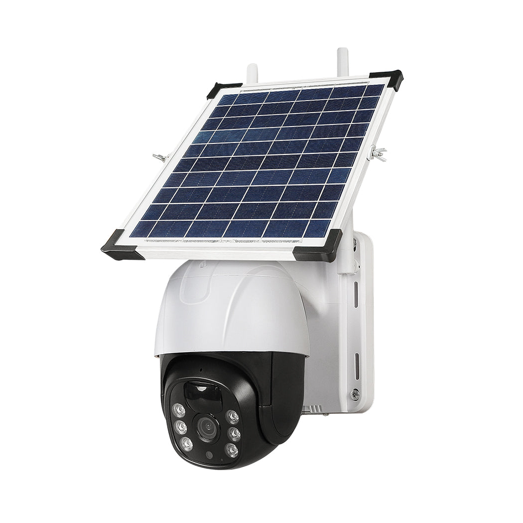 Solar Powered Security Camera Wireless White