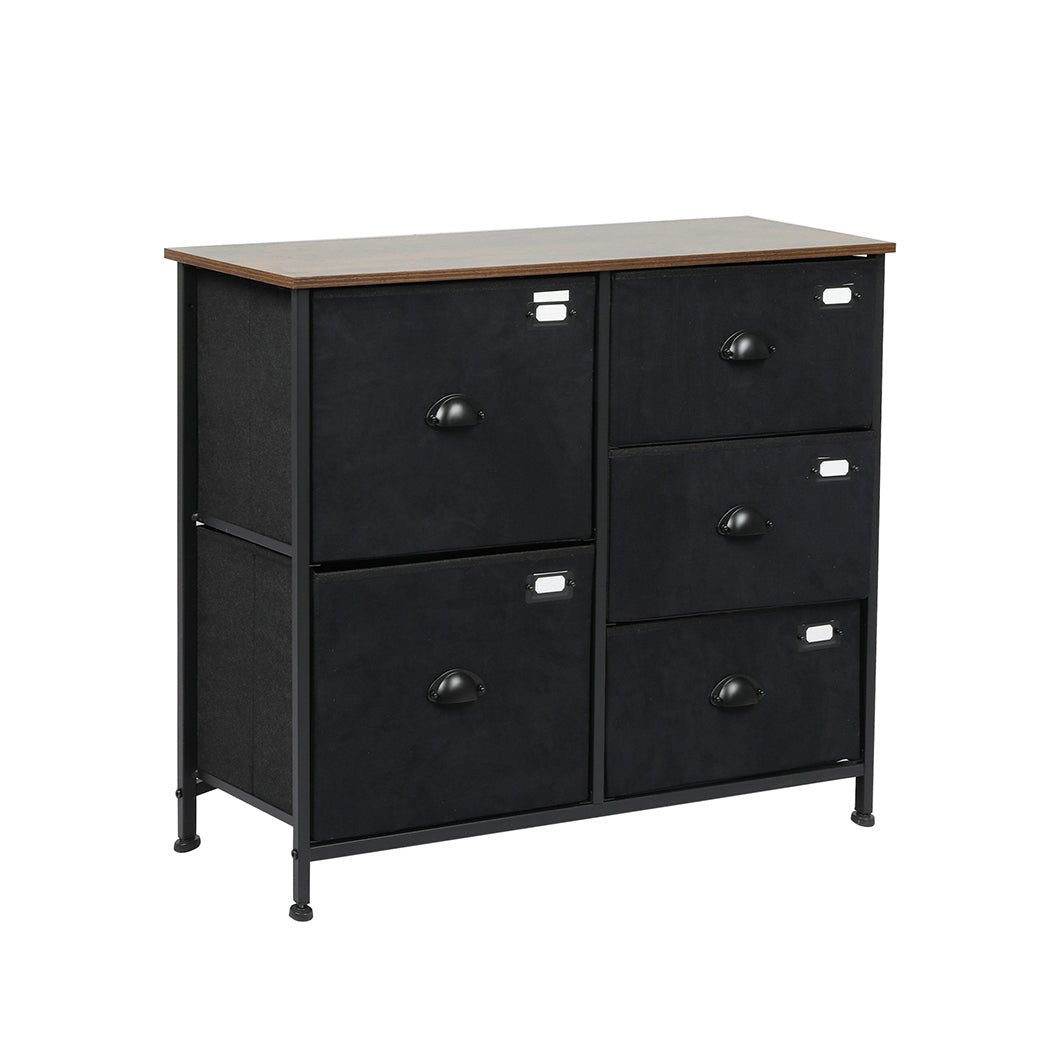 Levede Chest of 5 Drawers Storage Cabinet