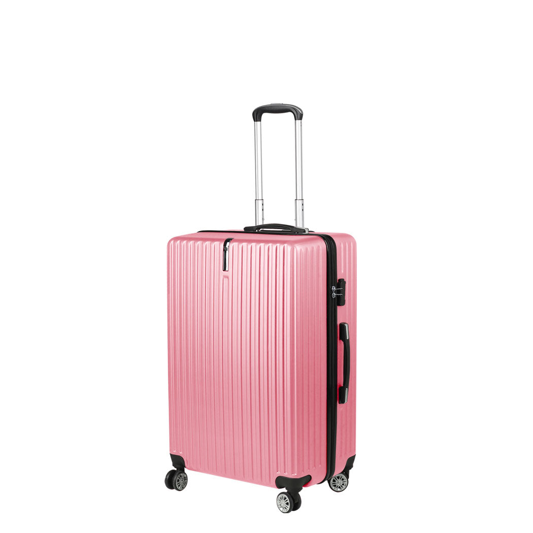 Slimbridge 20" Carry On Luggage Suitcase Rose Gold 20 inch