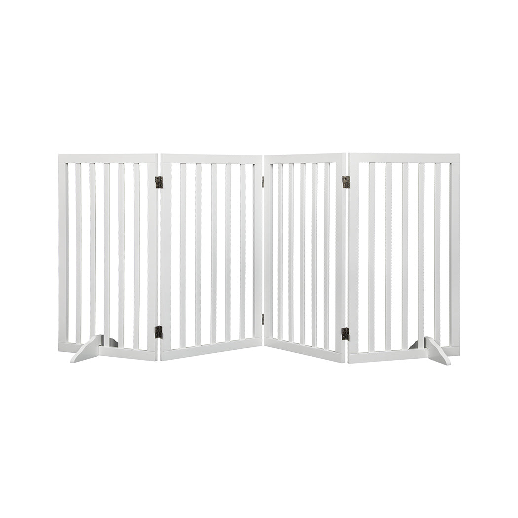 PaWz Wooden Pet Gate Dog Fence Safety White 800x 3MM